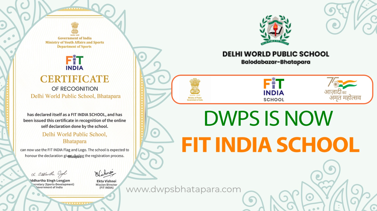 DWPS Bhatapara - Achievements