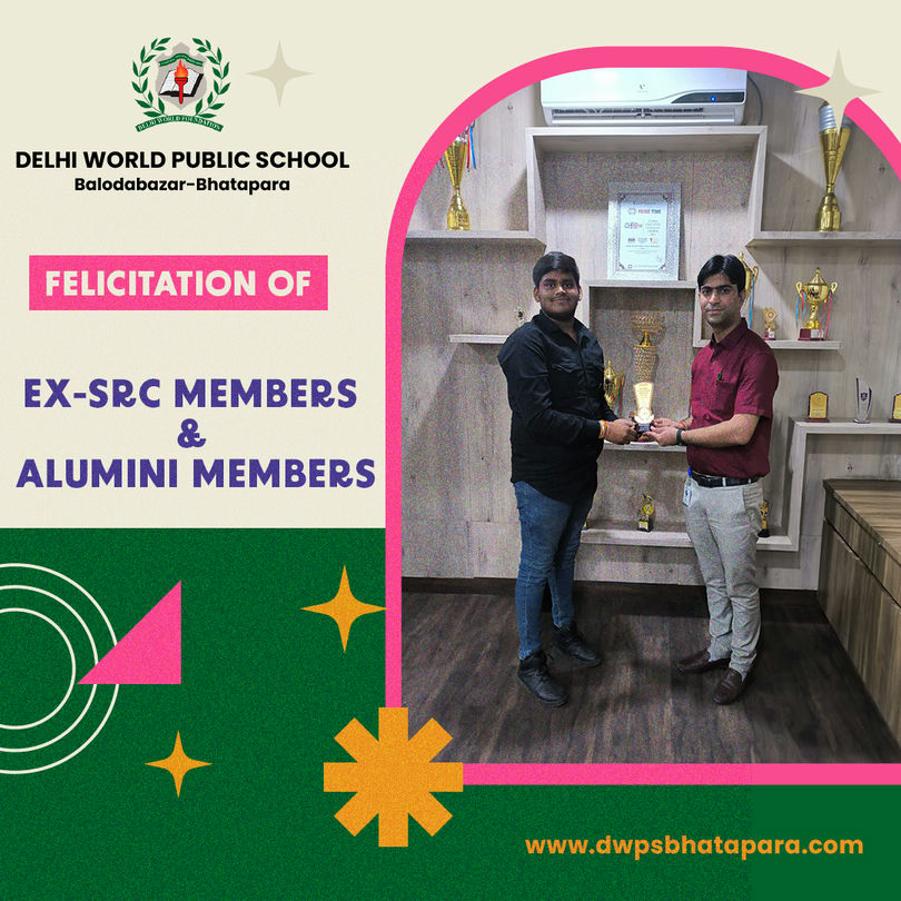 DWPS Bhatapara - Felicitation of Ex SRC and Alumini Members