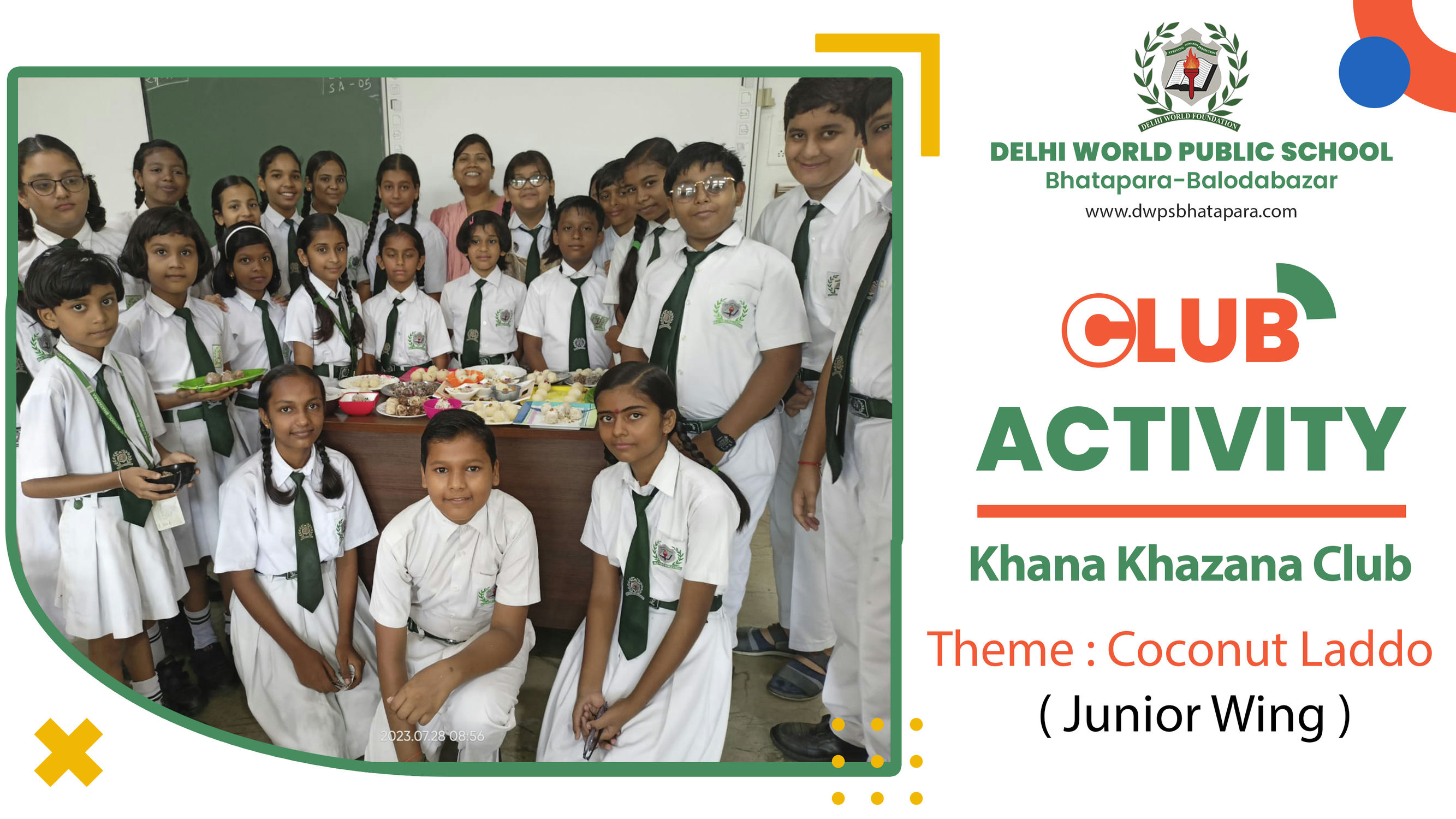 DWPS Bhatapara - Khana Kahazana Club Activity